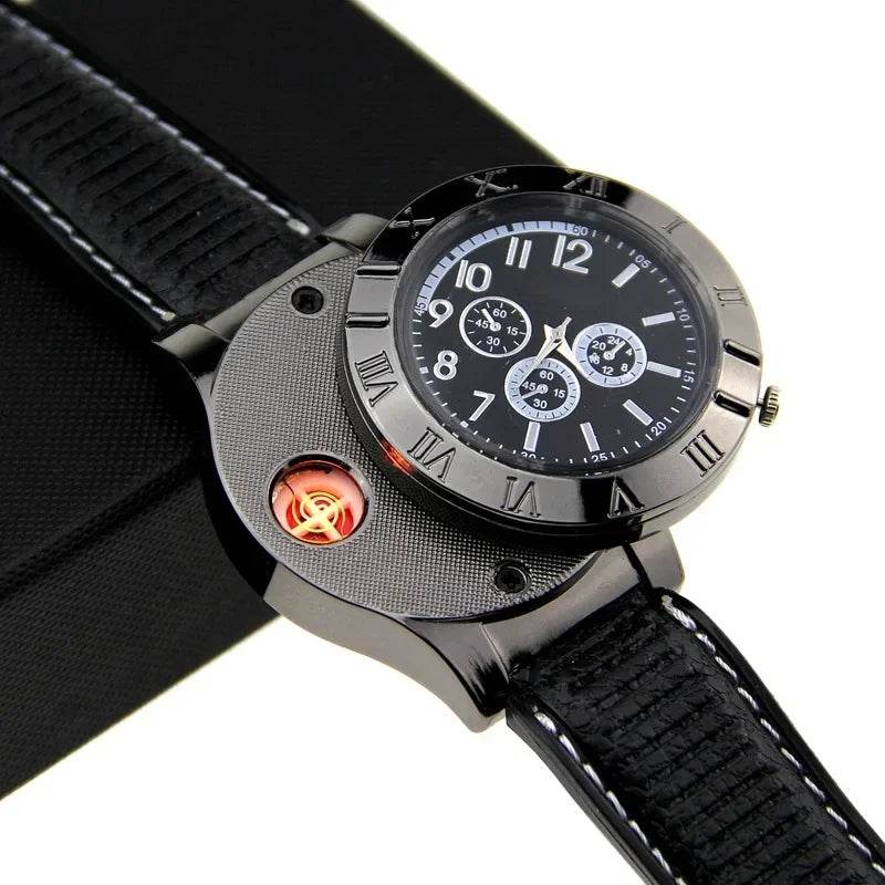 Reloj Hombre Pulsera Con Encendedor - Multishop Chile E.I.R.L