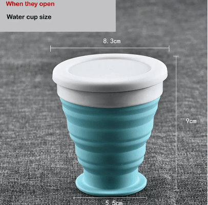 Taza Plegable de Silicona Portátil - Multishop Chile E.I.R.L