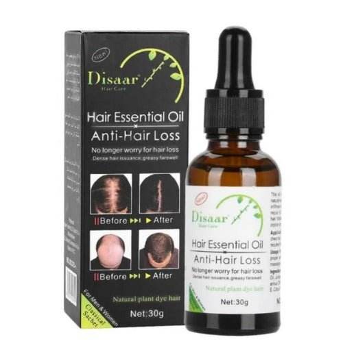 Aceite Esencial Anti Caída DISAAR Hair para Revitalizar tu Cabello - Multishop Chile E.I.R.L
