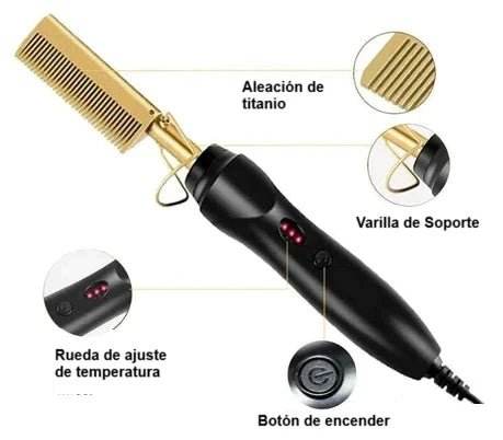 BRUSH™️ 2 EN 1 PEINE ALISADOR Y RIZADOR - Multishop Chile E.I.R.L
