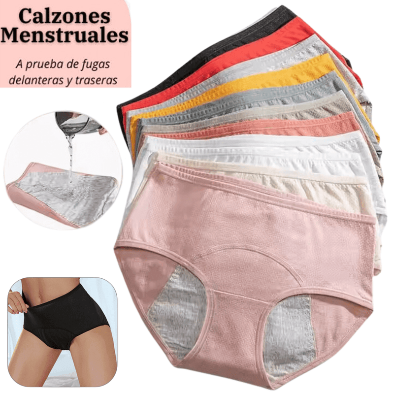 Calzón Menstrual de Algodón - Confort y Seguridad en Talla XL - Multishop Chile E.I.R.L