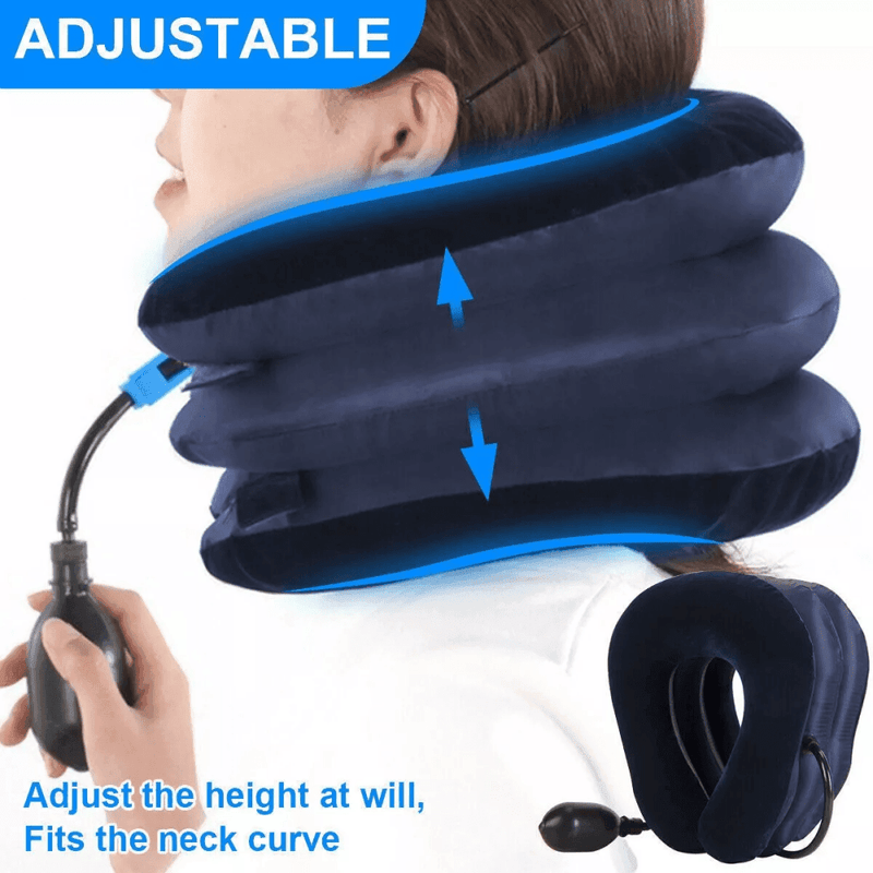 Cojín Inflable para Soporte Cervical - Ajustable - Multishop Chile E.I.R.L