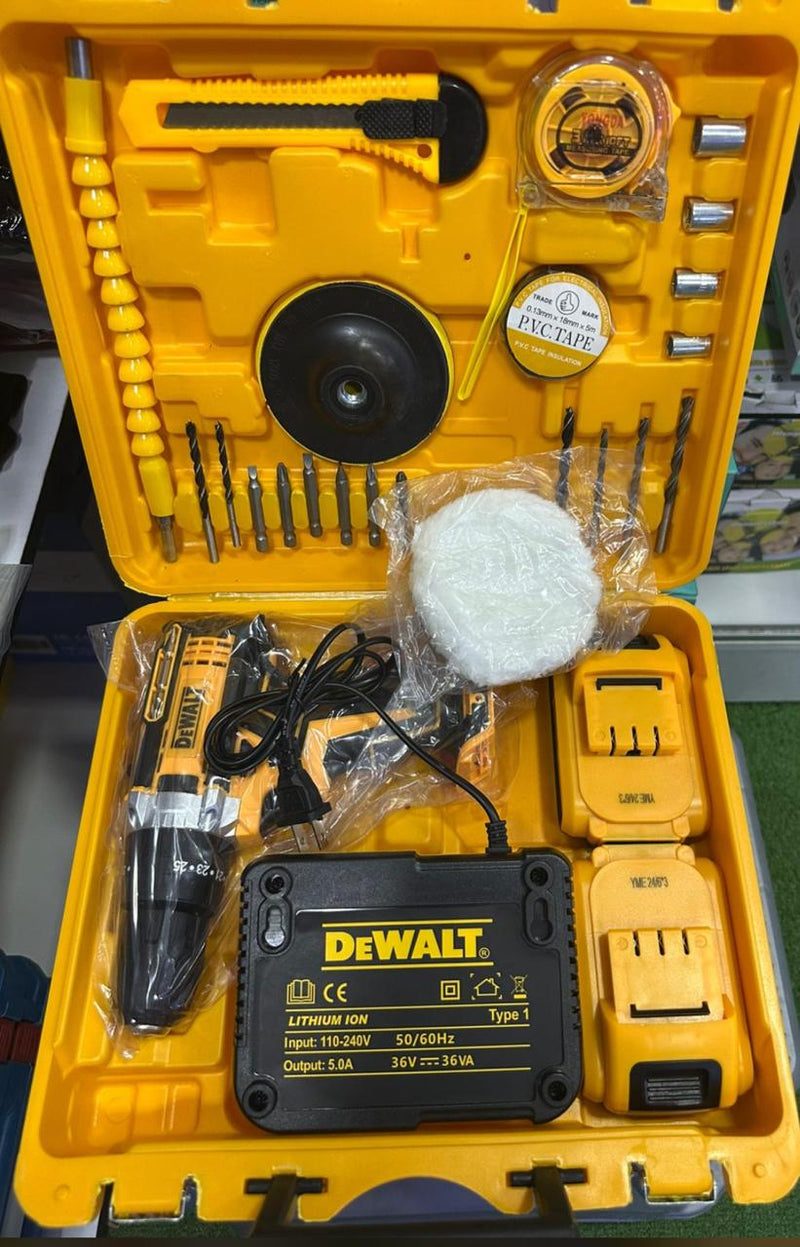 Otro Kit Completo Dewalt: Taladro Pulidora Inalámbrico 21V de Tendeli- Ecuador en