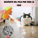 Cepillo a Vapor de Mascotas 3 en 1 – Desenreda, limpia y relaja