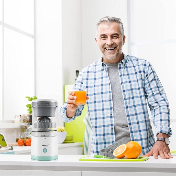 EXPRIMIDOR ELÉCTRICO DE FRUTAS INALÁMBRICO Y RECARGABLE + Envio Gratis