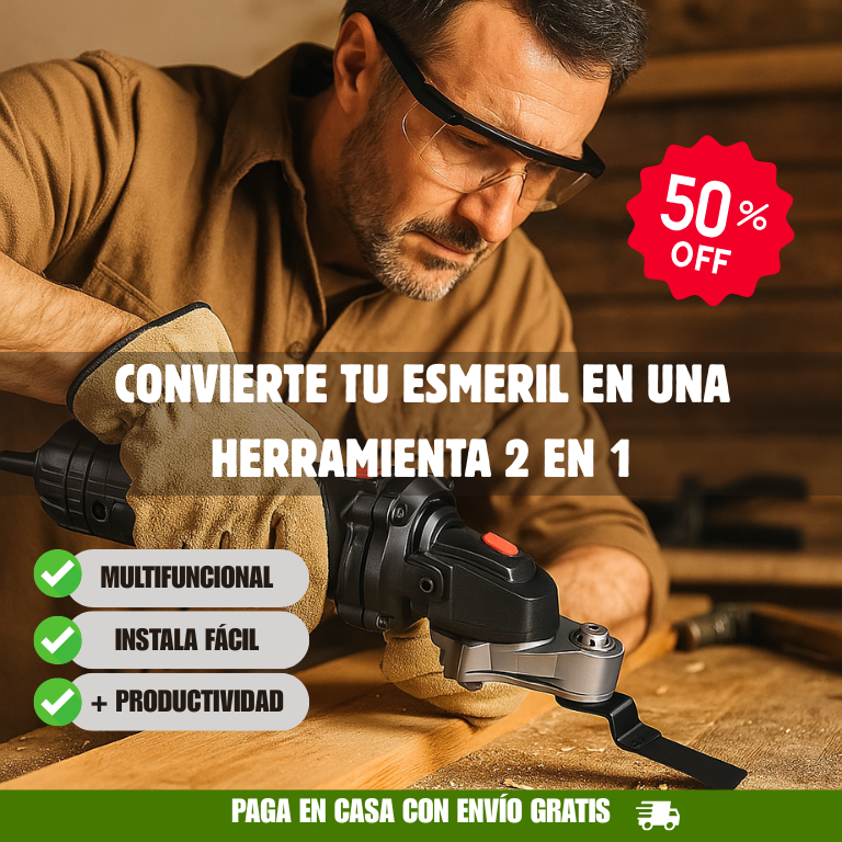 Kit Adaptador para Esmeril – Convierte en una Sierra Osciladora