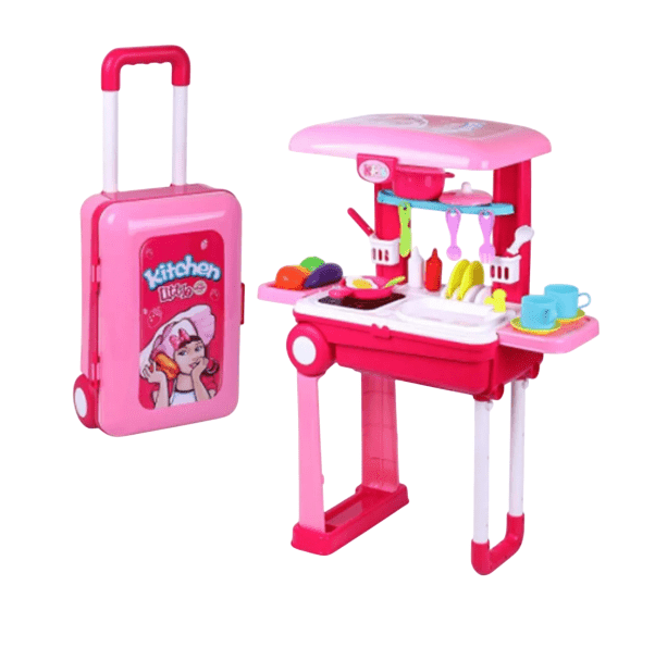 Maletín de Cocina Juguete Rosa - Multishop Chile E.I.R.L