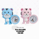 Hogar Reloj alarma para niños Tendeli - Diseño divertido de Tendeli- Ecuador en