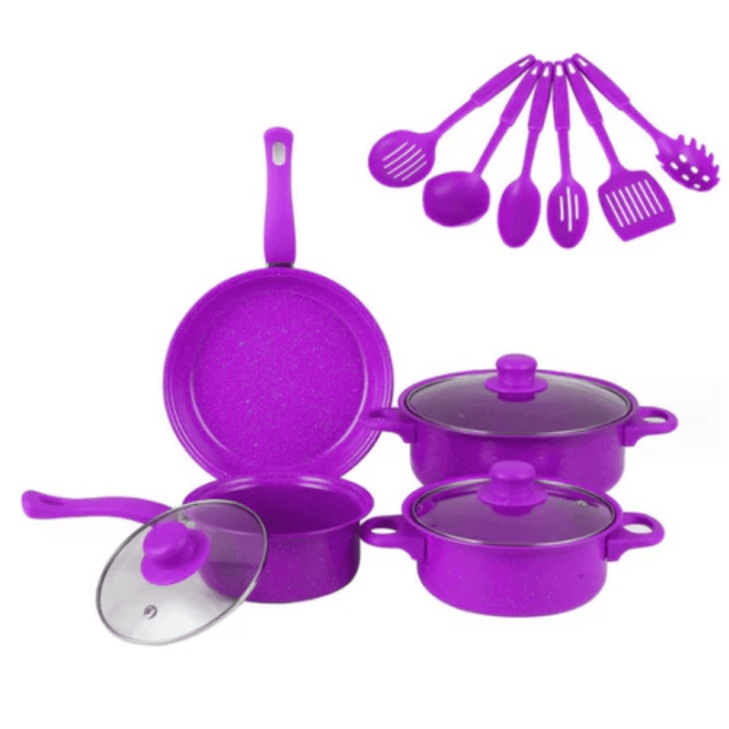 Set Juego Ollas Cocina Antiadherente - Multishop Chile E.I.R.L