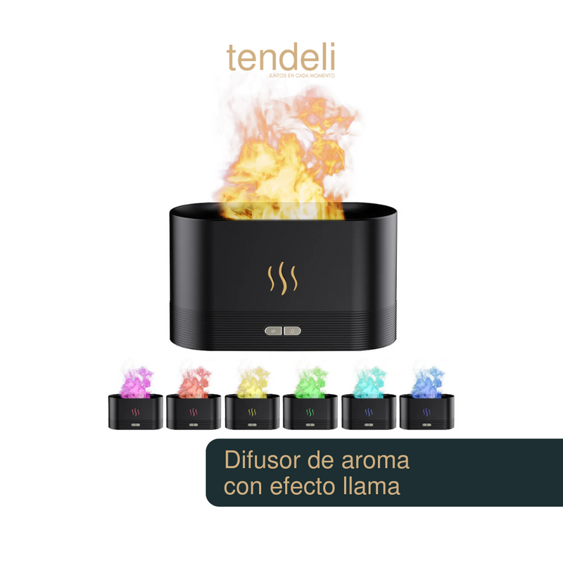 Difusor de aroma con efecto llama