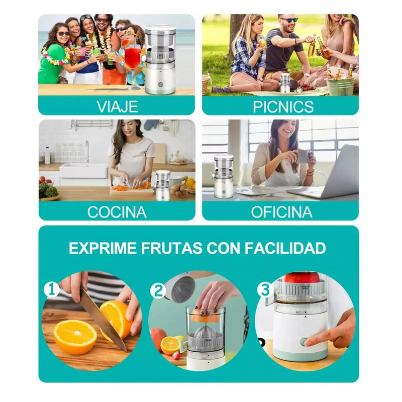 Exprimidor De Frutas Automático Usb