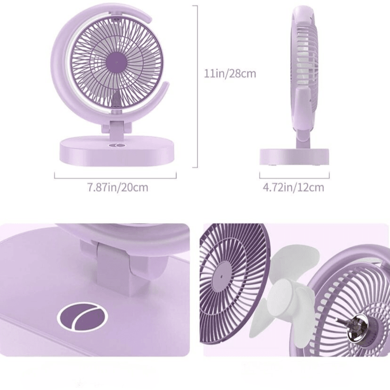Ventilador Multifuncional con Iluminación LED - Multishop Chile E.I.R.L